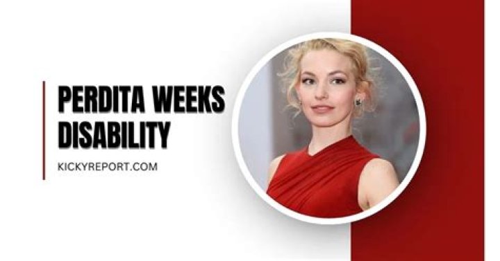 Perdita Weeks Disability: A Comprehensive Guide to Understanding Her Journey